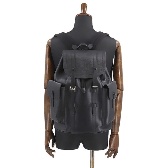 Louis Vuitton Epi Christopher PM Backpack Rucksack Leather Noir - Picture 8 of 8